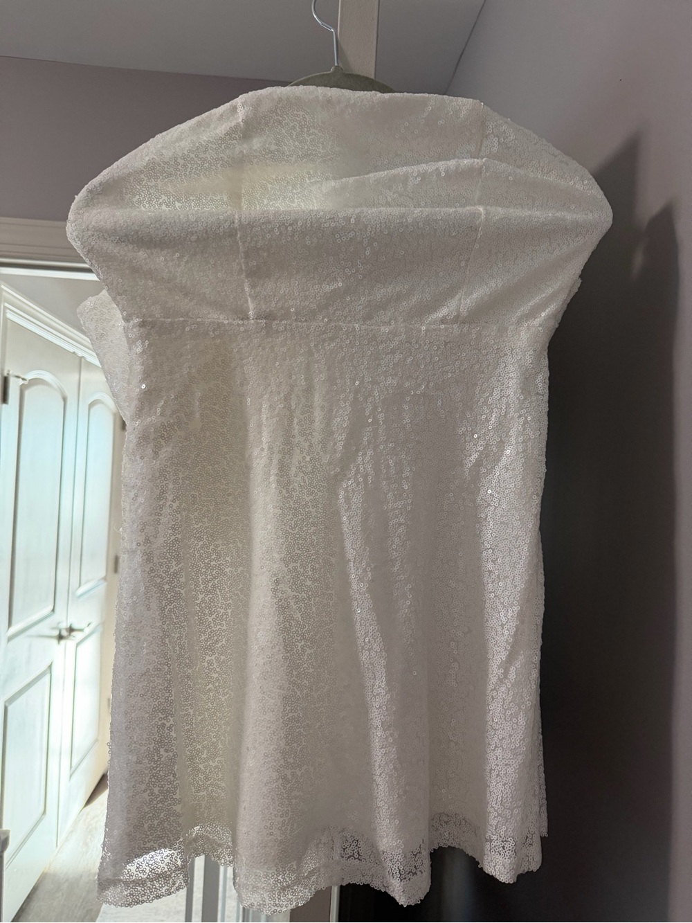 Altar'd State Ivory Strapless Lace Wedding Dress